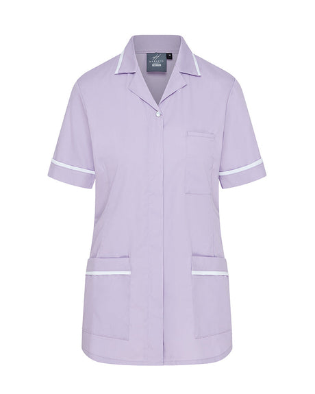 WOMEN'S NURSE TUNIC UNIFORM WITH CONCEALED ZIP FASTEN