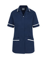 WOMEN'S NURSE TUNIC UNIFORM WITH CONCEALED ZIP FASTEN