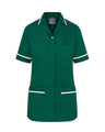 WOMEN'S NURSE TUNIC UNIFORM WITH CONCEALED ZIP FASTEN