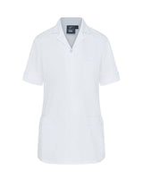WOMEN'S NURSE TUNIC UNIFORM WITH CONCEALED ZIP FASTEN