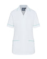 WOMEN'S NURSE TUNIC UNIFORM WITH CONCEALED ZIP FASTEN