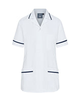 WOMEN'S NURSE TUNIC UNIFORM WITH CONCEALED ZIP FASTEN