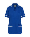 WOMEN'S NURSE TUNIC UNIFORM WITH CONCEALED ZIP FASTEN
