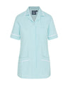 WOMEN'S HEALTHCARE TUNIC UNIFORM WITH WOVEN STRIPE AND ZIP FRONT