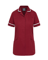 WOMEN’S ZIP FRONT NURSE TUNIC UNIFORM WITH ROUNDED COLLAR