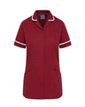 WOMEN’S ZIP FRONT NURSE TUNIC UNIFORM WITH ROUNDED COLLAR