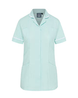 WOMEN’S ZIP FRONT NURSE TUNIC UNIFORM WITH ROUNDED COLLAR