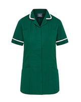 WOMEN’S ZIP FRONT NURSE TUNIC UNIFORM WITH ROUNDED COLLAR