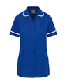 WOMEN’S ZIP FRONT NURSE TUNIC UNIFORM WITH ROUNDED COLLAR