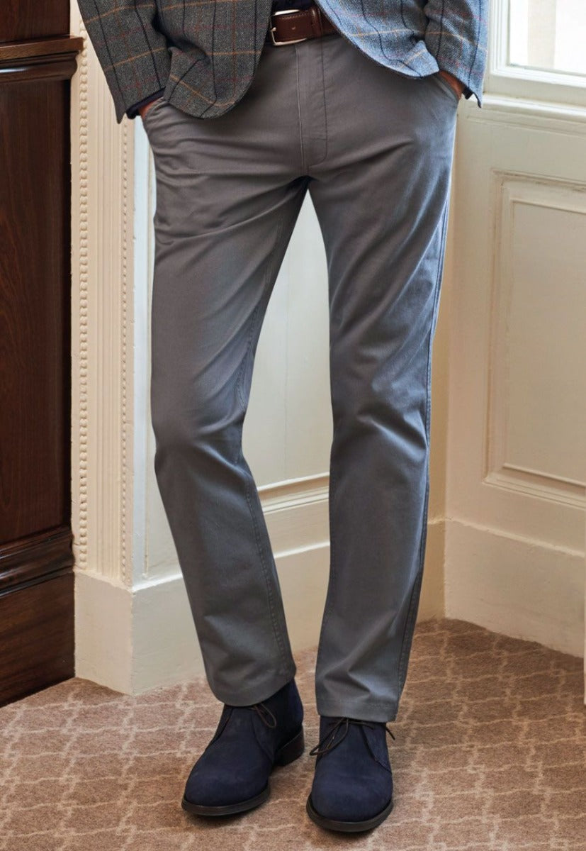 Men's Grey Chino Trousers