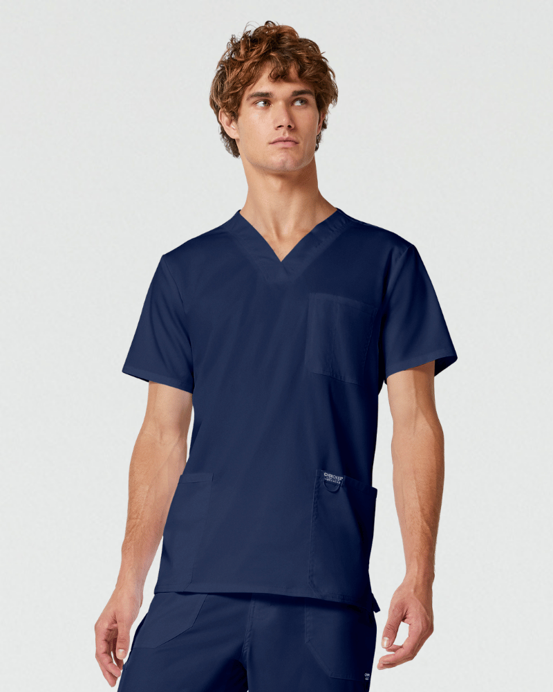 Cherokee Revolution Men's Stretch V-Neck Scrub Top