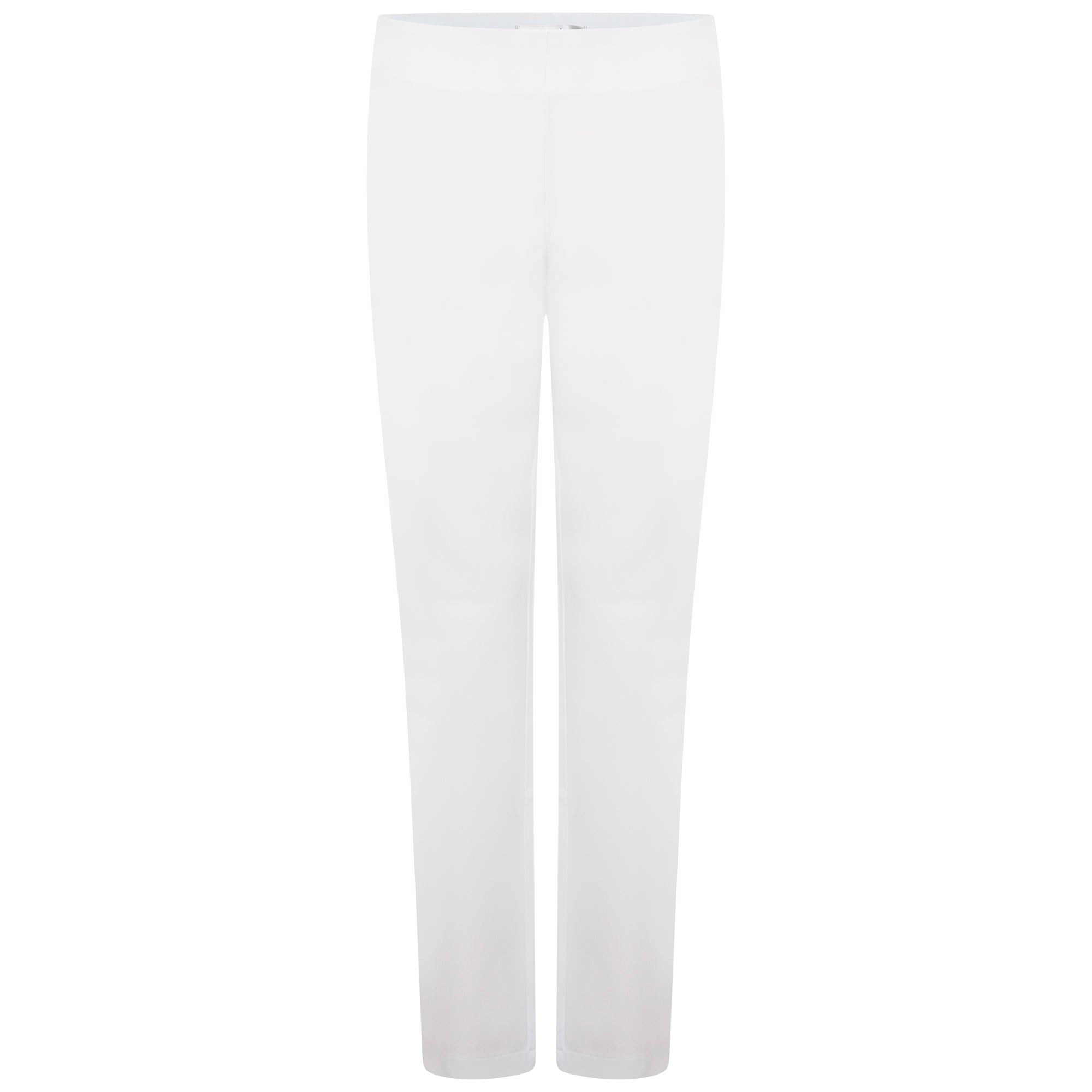 Lili Straight-Leg Beauty Trouser - White