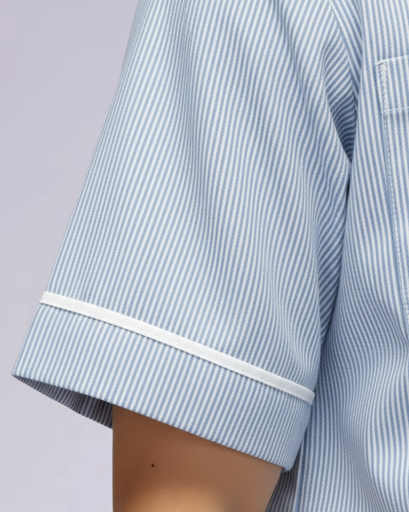BEHRENS MEN'S STRIPED HEALTHCARE TUNIC