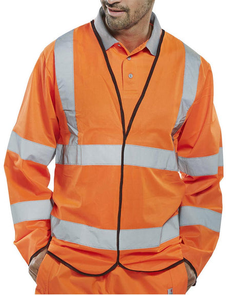 LONG SLEEVE FIRE RETARDANT HI VIS SAFETY VEST