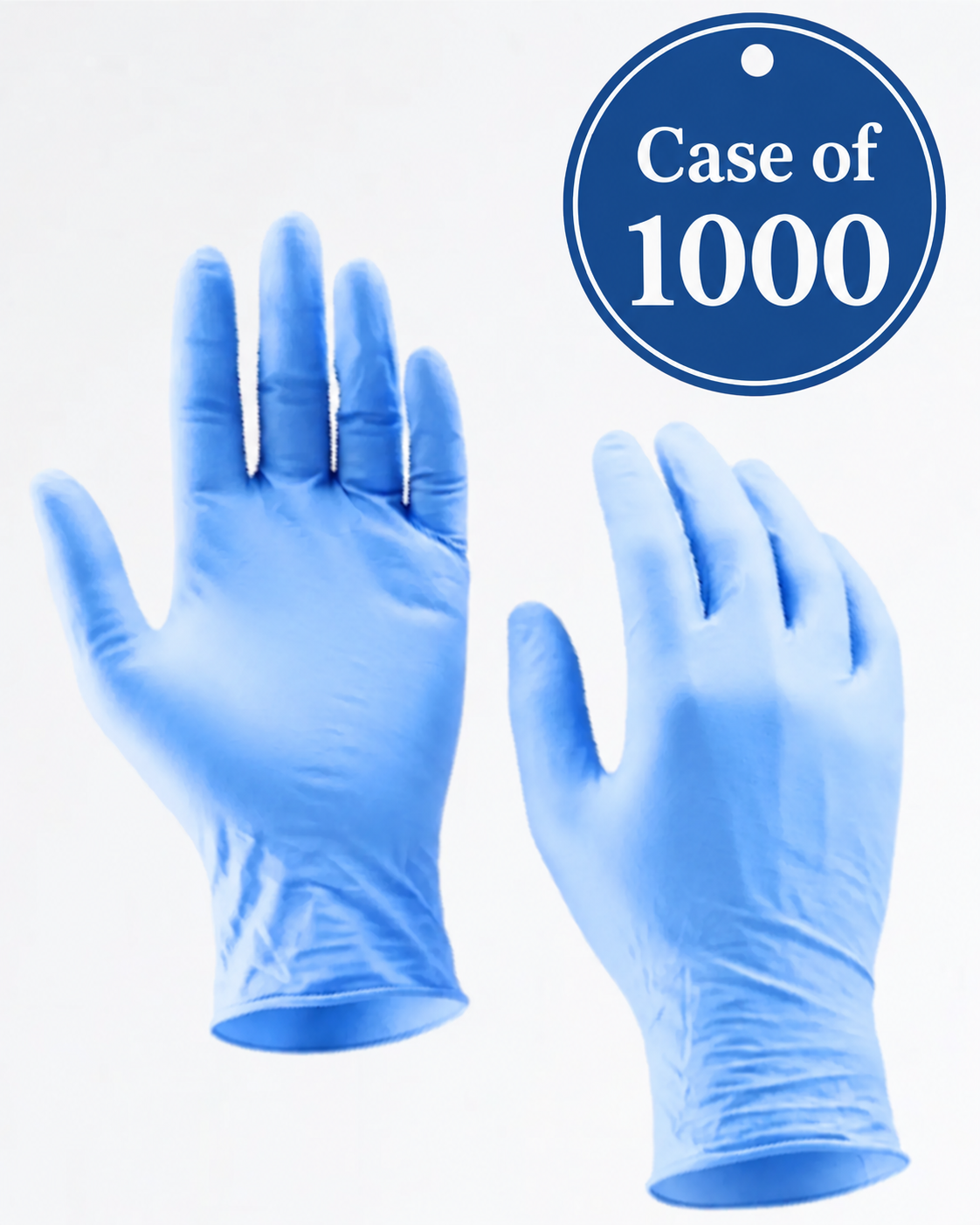 Powderfree Nitrile Disposable Gloves – Case of 1000 (10 x Pack of 100)