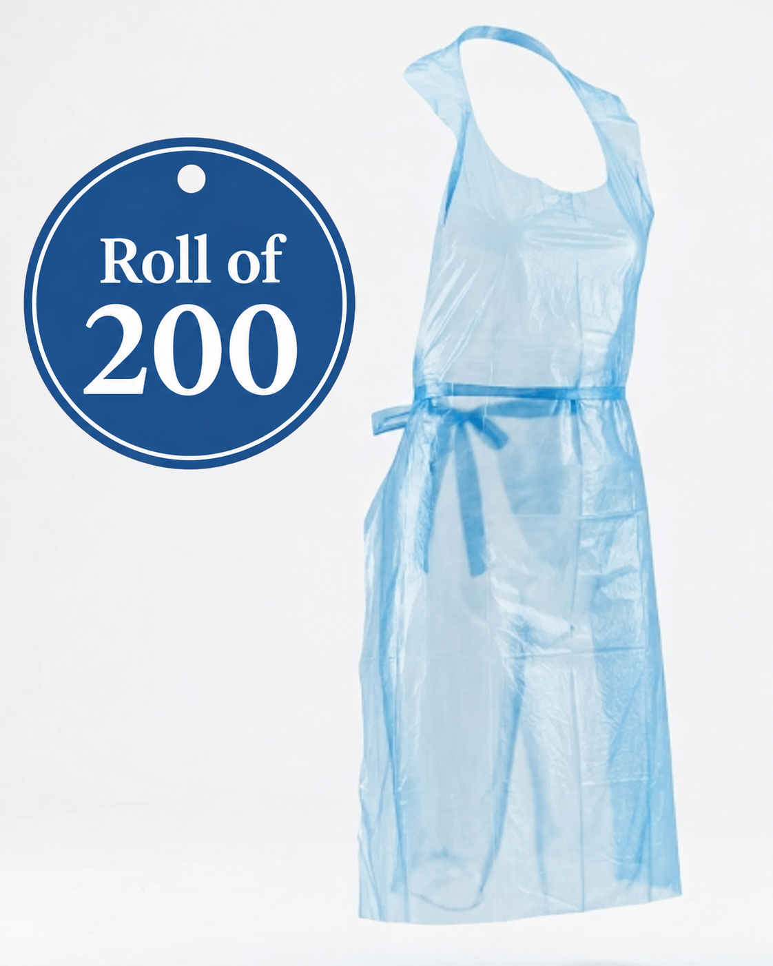 PE Disposable Aprons – Roll of 200