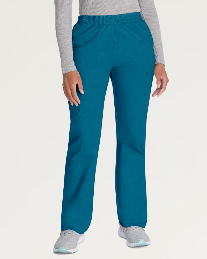 DICKIES EDS SIGNATURE WOMEN'S NATURAL RISE SCRUB CARGO TROUSER