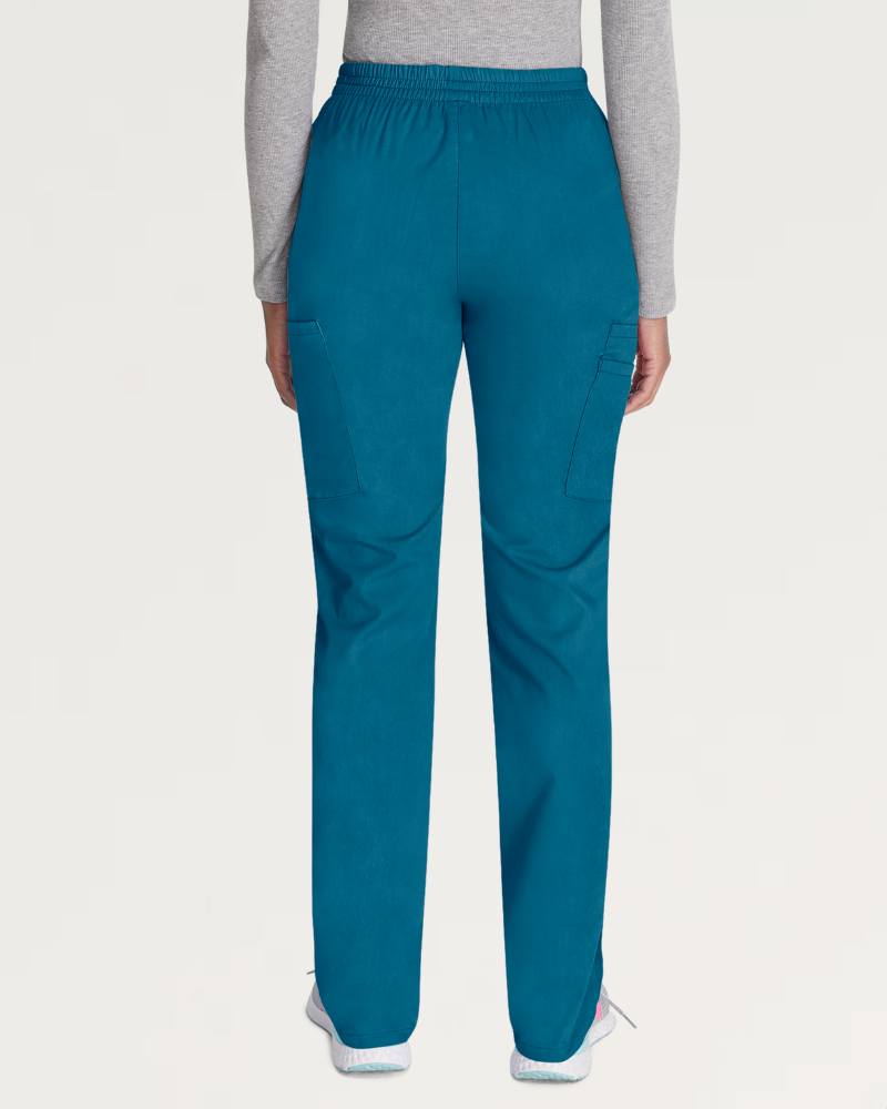 DICKIES EDS SIGNATURE WOMEN'S NATURAL RISE SCRUB CARGO TROUSER