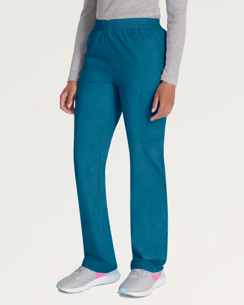 DICKIES EDS SIGNATURE WOMEN'S NATURAL RISE SCRUB CARGO TROUSER