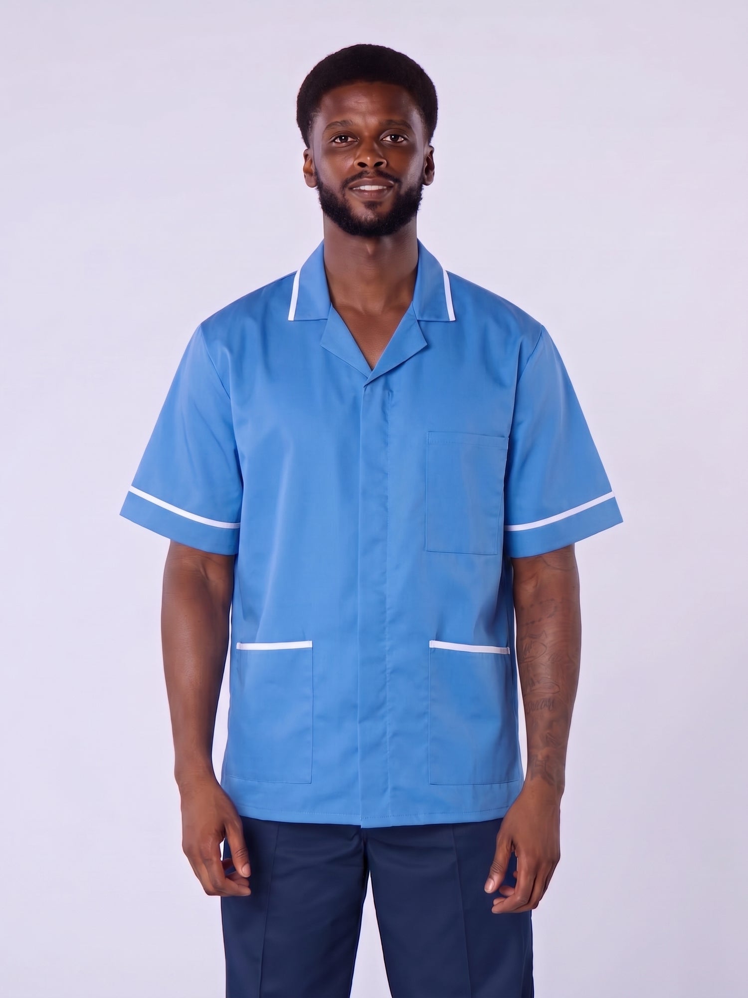 Men's Zip-Front Tunic