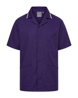 MEN'S NURSE TUNIC UNIFORM WITH CONCEALED STUD FASTEN