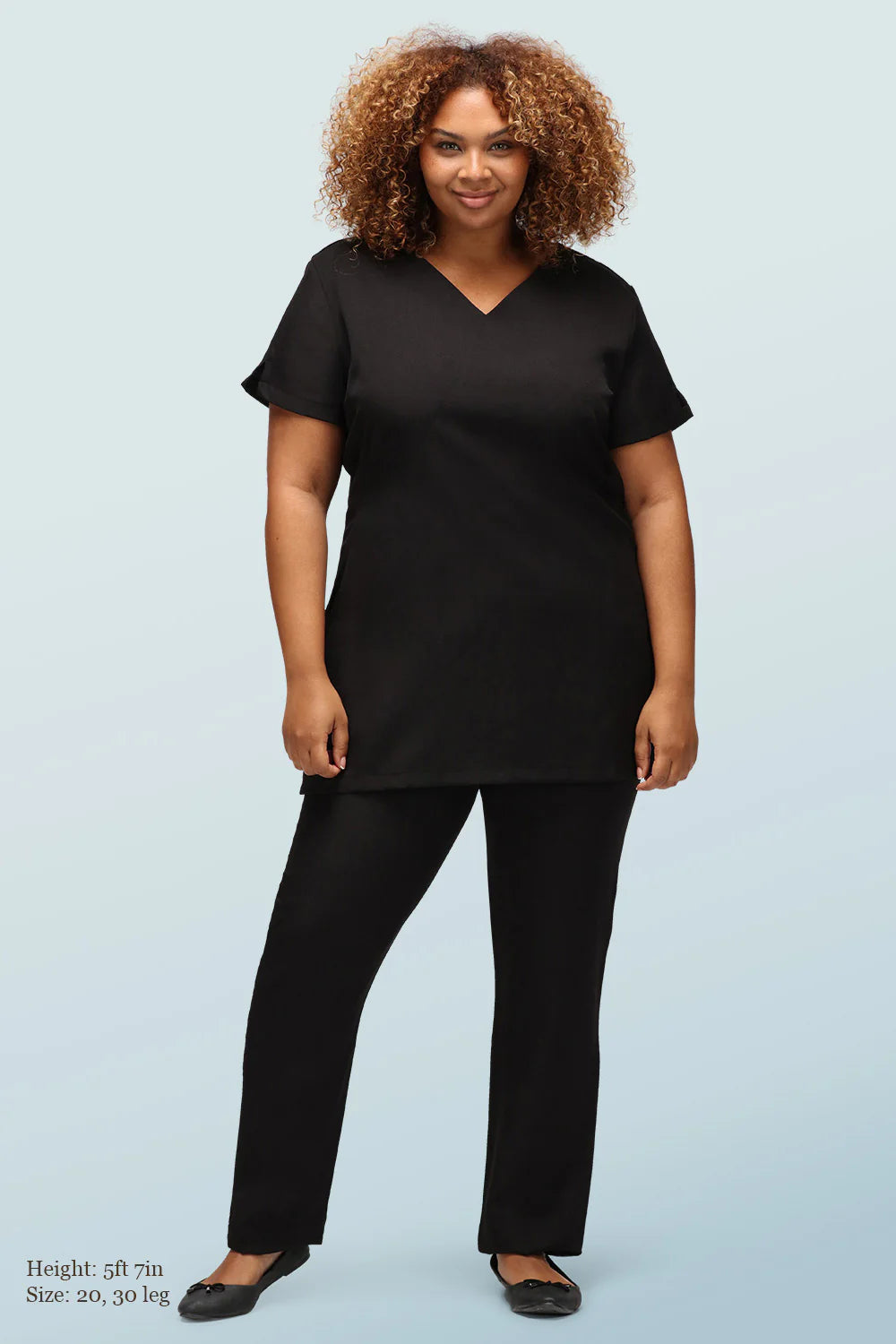 Ila Beauty Trouser With Elasticated Waist - Black