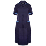 Ladies Dress with Round Collar