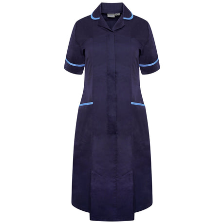 Ladies Dress with Round Collar