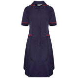 Ladies Dress with Round Collar