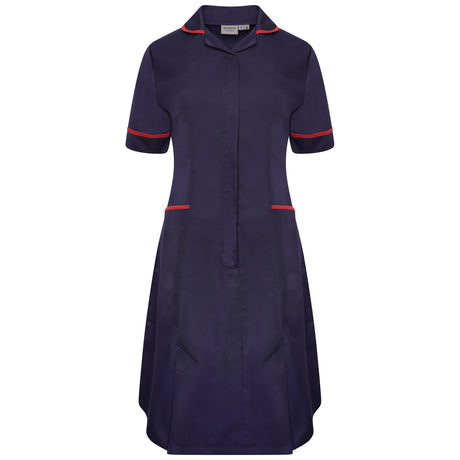 Ladies Dress with Round Collar