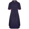 Ladies Dress with Round Collar