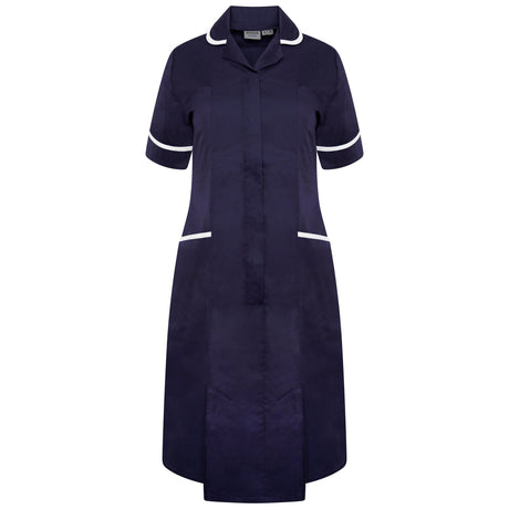 Ladies Dress with Round Collar