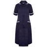 Ladies Dress with Round Collar