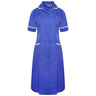 Ladies Dress with Round Collar - Royal