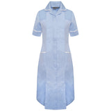 Ladies Dress with Round Collar