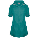 Ladies Tunic with Round Collar - Bottle Green