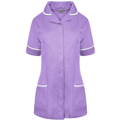 Ladies Tunic with Round Collar - Lilac