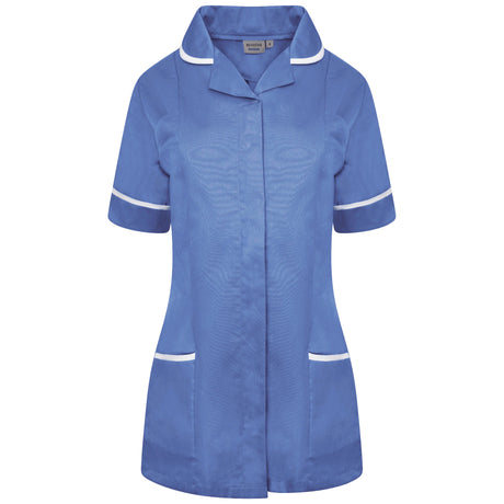 Ladies Tunic with Round Collar - Metro Blue