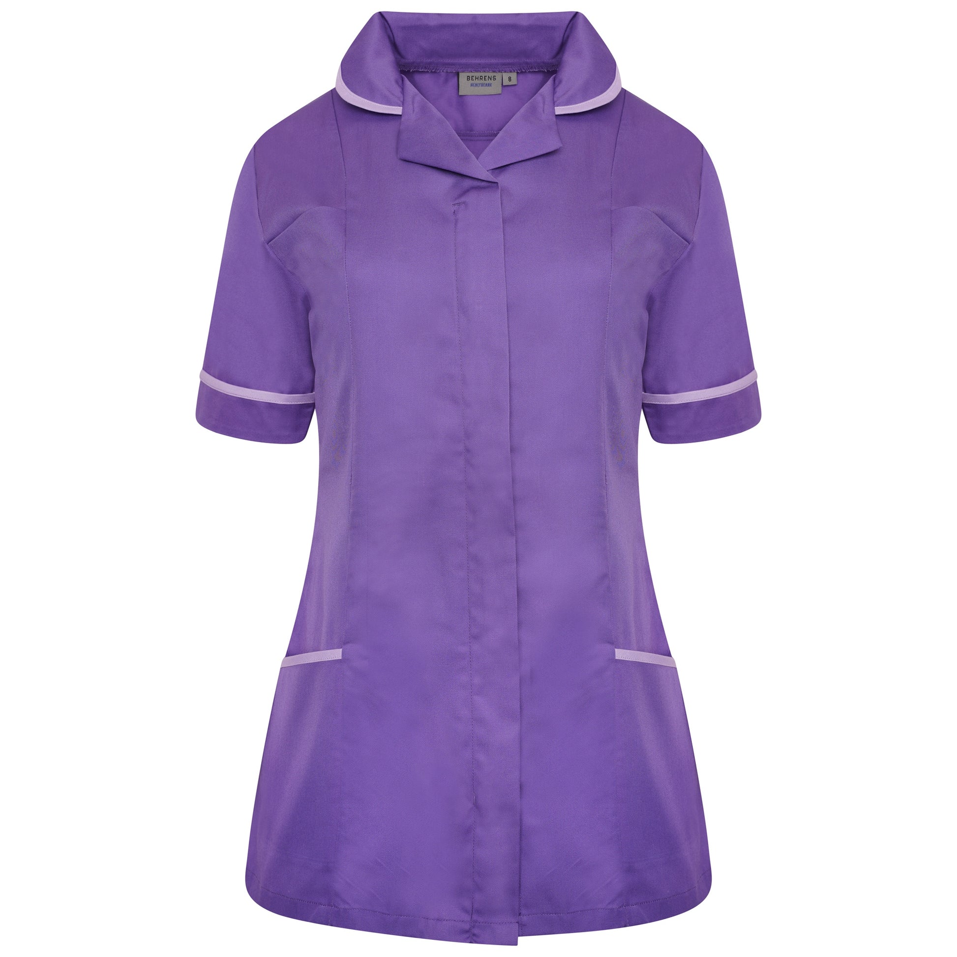 Ladies Tunic with Round Collar - Purple