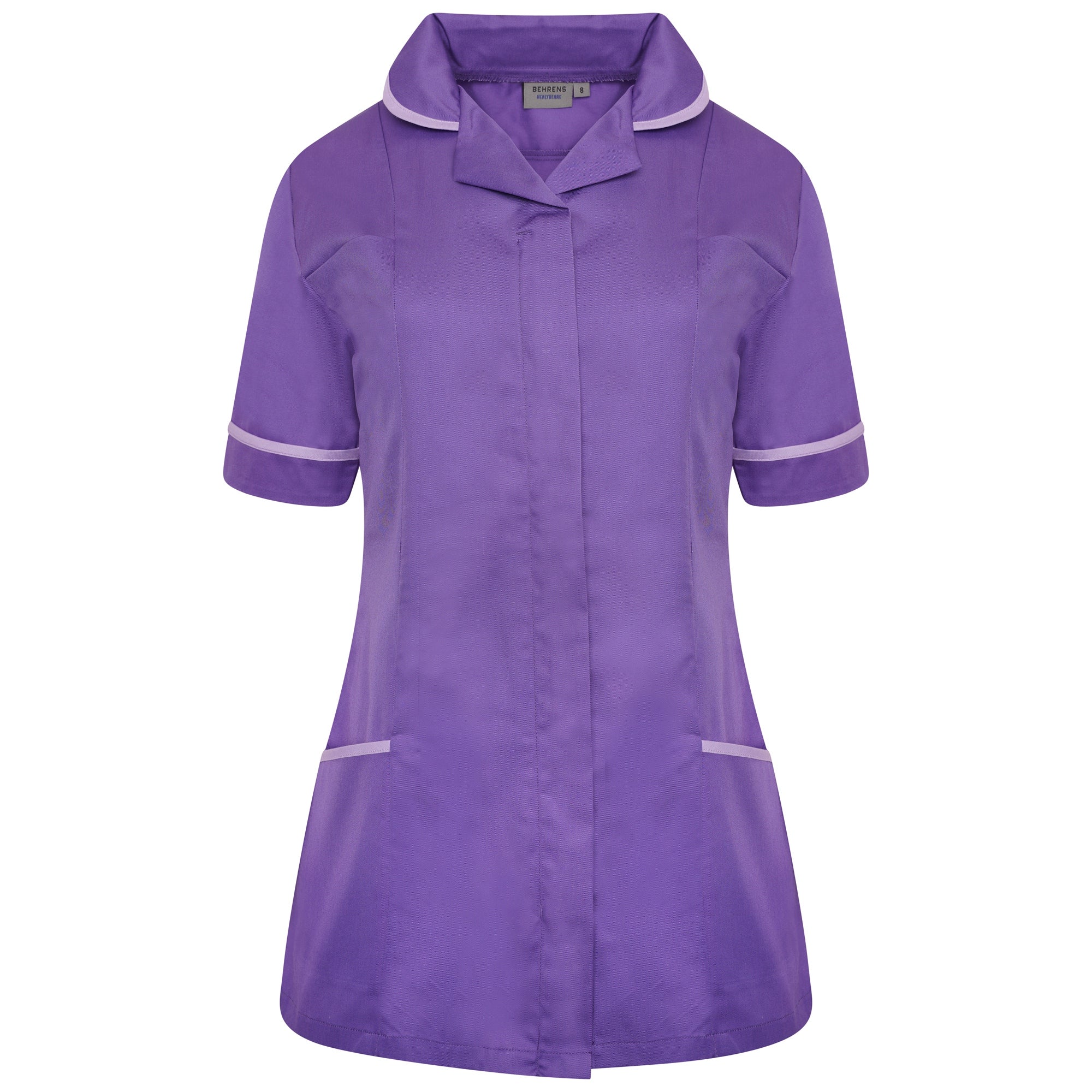 Ladies Tunic with Round Collar - Purple