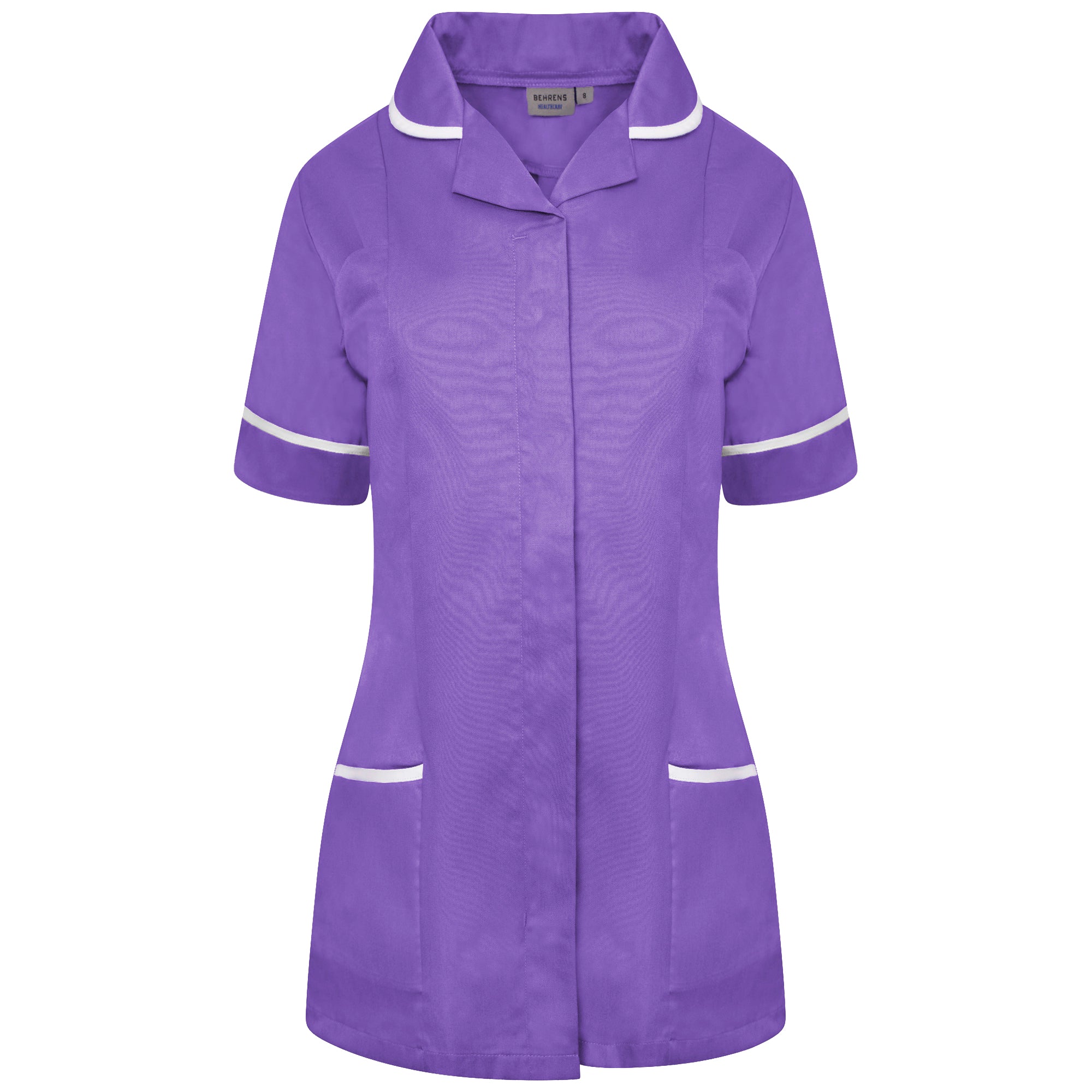 Ladies Tunic with Round Collar - Purple