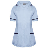 Ladies Tunic with Round Collar - Sky