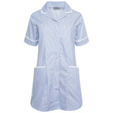 Ladies Maternity Tunic - Blue/White Stripe