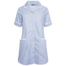 Ladies Maternity Tunic - Blue/White Stripe