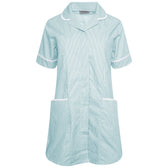 Ladies Maternity Tunic - Green/White Stripe