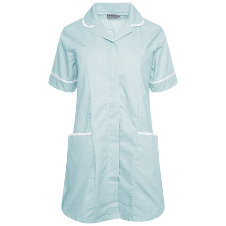 Ladies Maternity Tunic - Green/White Stripe