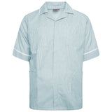 Male Tunic - Green/White Stripe