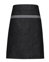 DENIM CONTRAST WAIST APRON