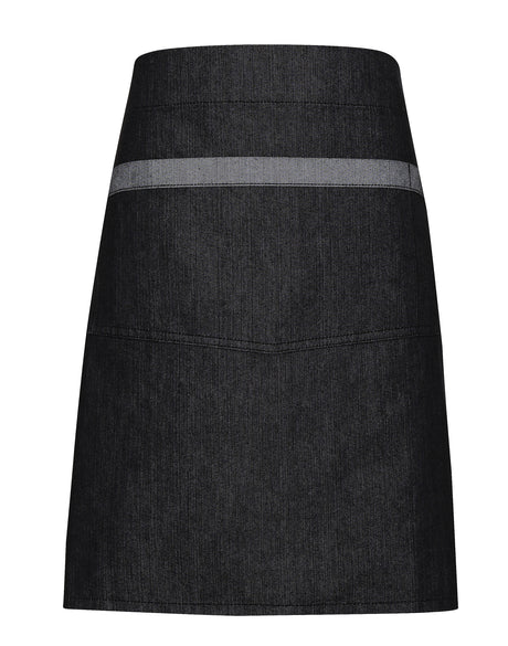 DENIM CONTRAST WAIST APRON