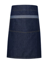 DENIM CONTRAST WAIST APRON